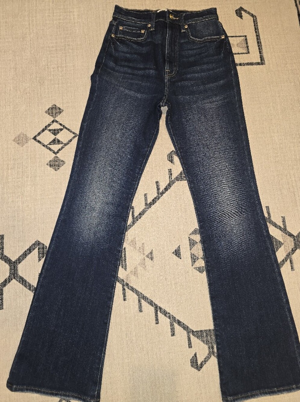 Pistola High Rise vintage  Flare Blue Denim Jeans Size 26 VGUC